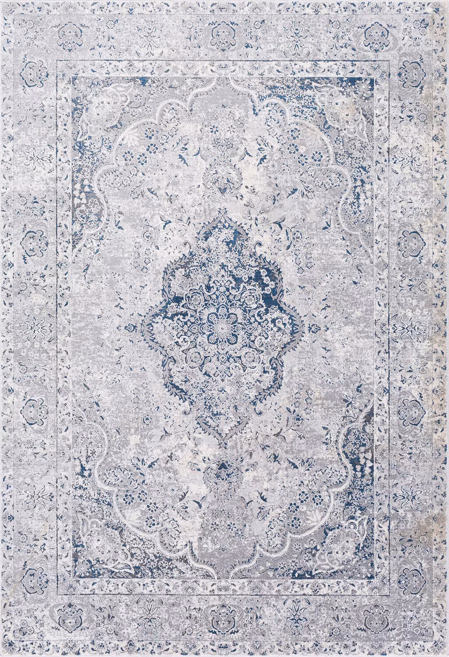 Modern Loom Aisha Ais-2320 Gray Power Loomed Synthetic Rug