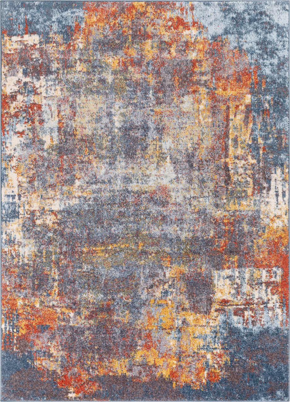 Modern Loom Acactus ACS-2315 Multi-Colored Power Loomed Synthetic Rug