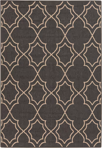 Surya Alfresco ALF-9590 Black Outdoor Synthetic Rug Product Image