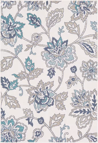 Surya Alfresco ALF-9674 Aqua Outdoor Synthetic Rug Product Image