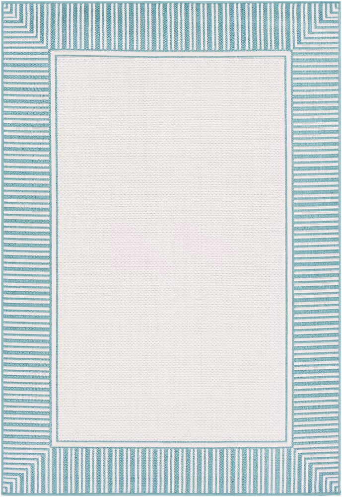 Surya Alfresco ALF-9680 Teal Outdoor Synthetic Rug