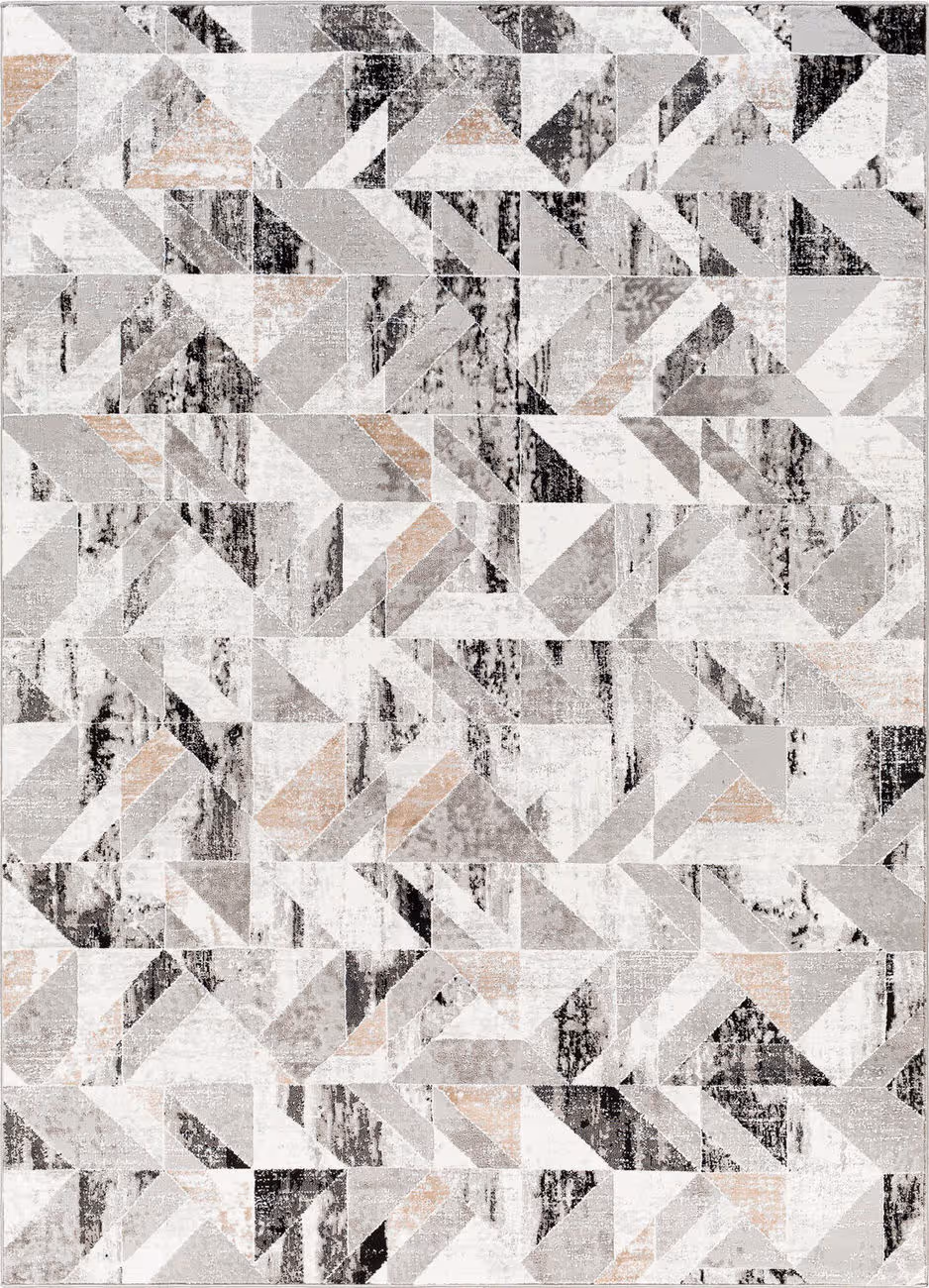 Modern Loom Allegro ALG-2301 Gray Power Loomed Synthetic Rug