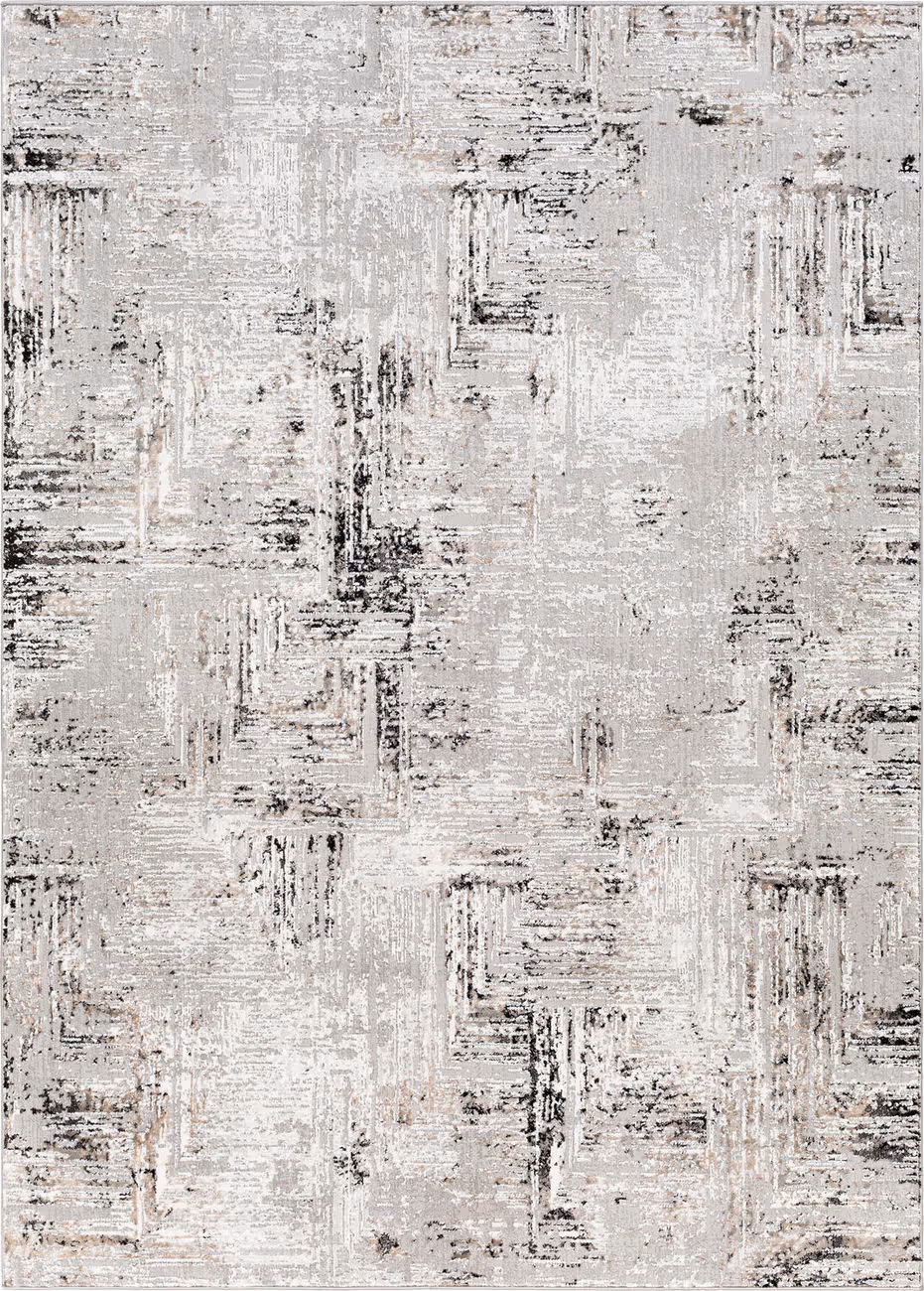 Modern Loom Allegro ALG-2322 Gray Power Loomed Synthetic Rug