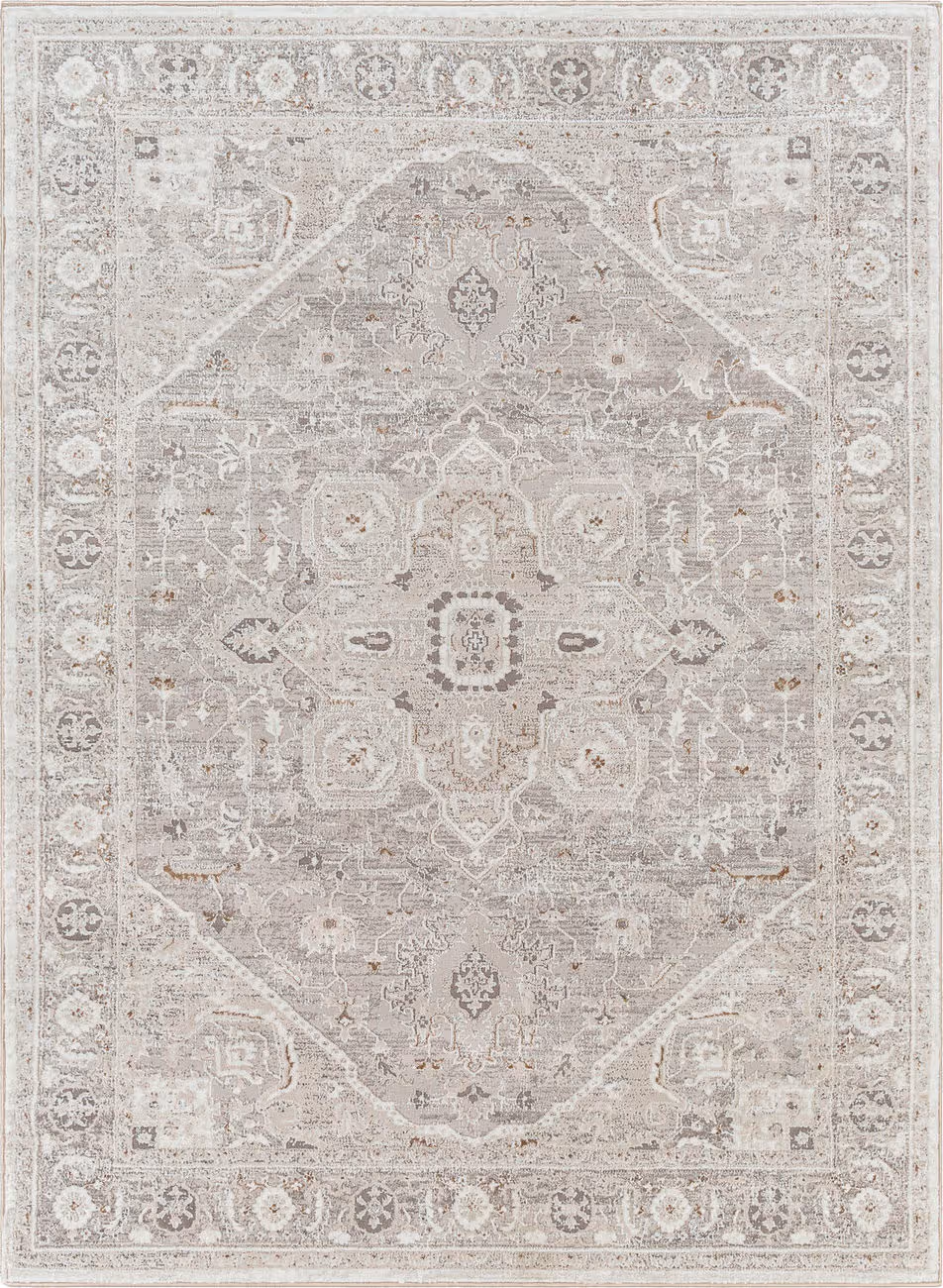 Modern Loom Allegro ALG-2324 Gray Power Loomed Synthetic Rug