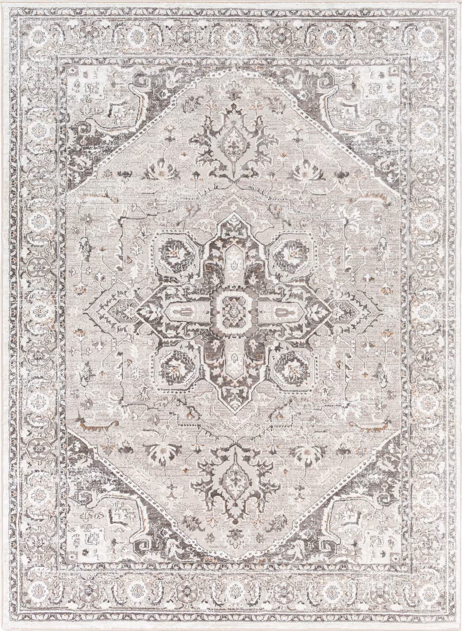 Modern Loom Allegro ALG-2325 Gray Power Loomed Synthetic Rug