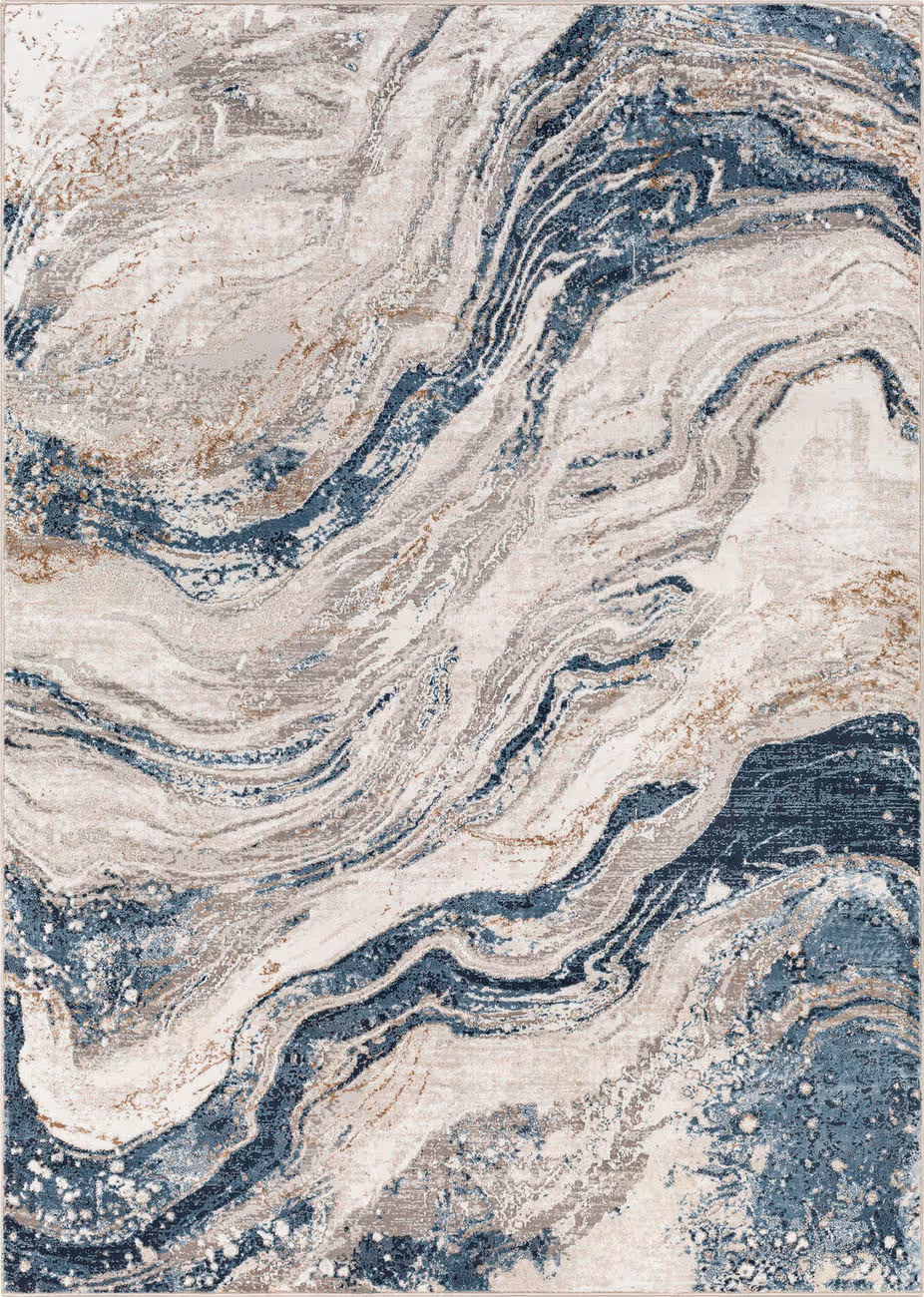 Modern Loom Allegro ALG-2334 Multi-Colored Power Loomed Synthetic Rug