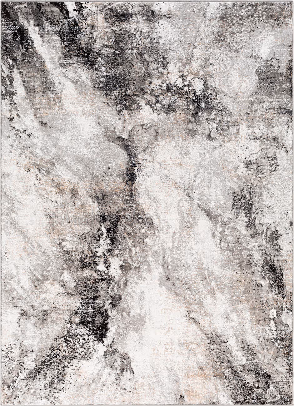 Modern Loom Allegro ALG-2337 Gray Power Loomed Synthetic Rug