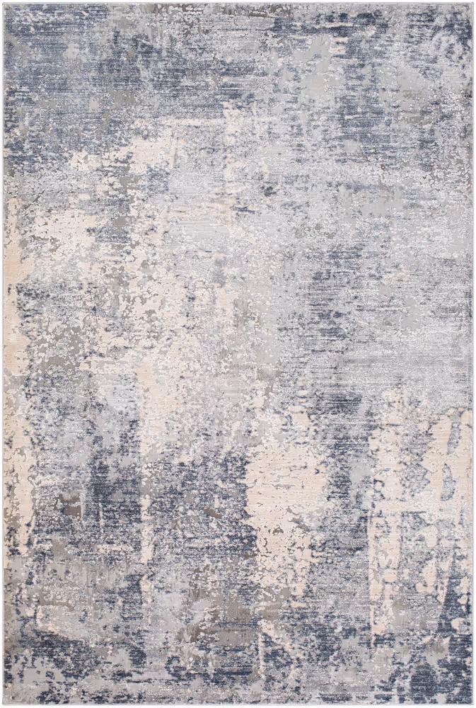 Surya Alpine ALP-2306 Medium Gray Abstract Synthetic Rug