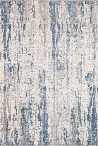 Alpine ALP-2309 Blue Synthetic Abstract Rug Product Image