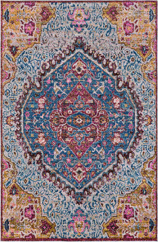 Surya Acacint ACT-1015 Aqua Bordered Traditional Rug Product Image