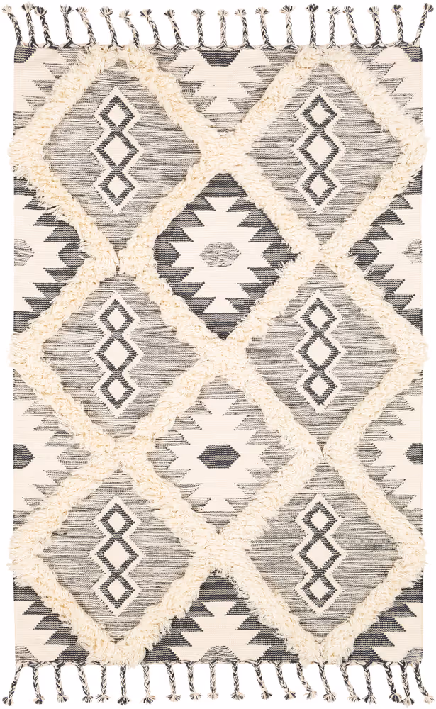 Surya Apache APA-2305 Charcoal Hilo Abstract Rug