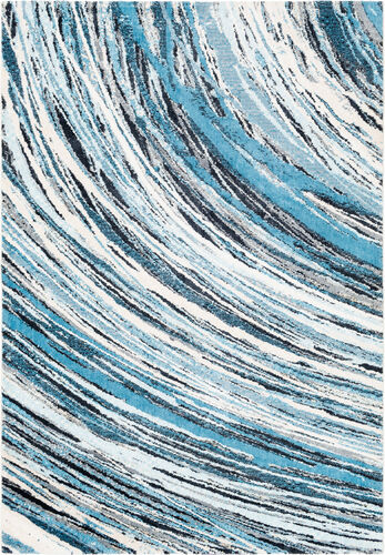 Surya Apricity APY-1018 Sky Blue Abstract Synthetic Rug Product Image