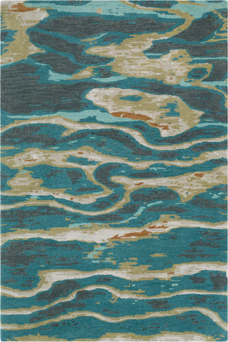 Surya Artist Studio ART-243 Emerald Abstract Wool Rug Product Image