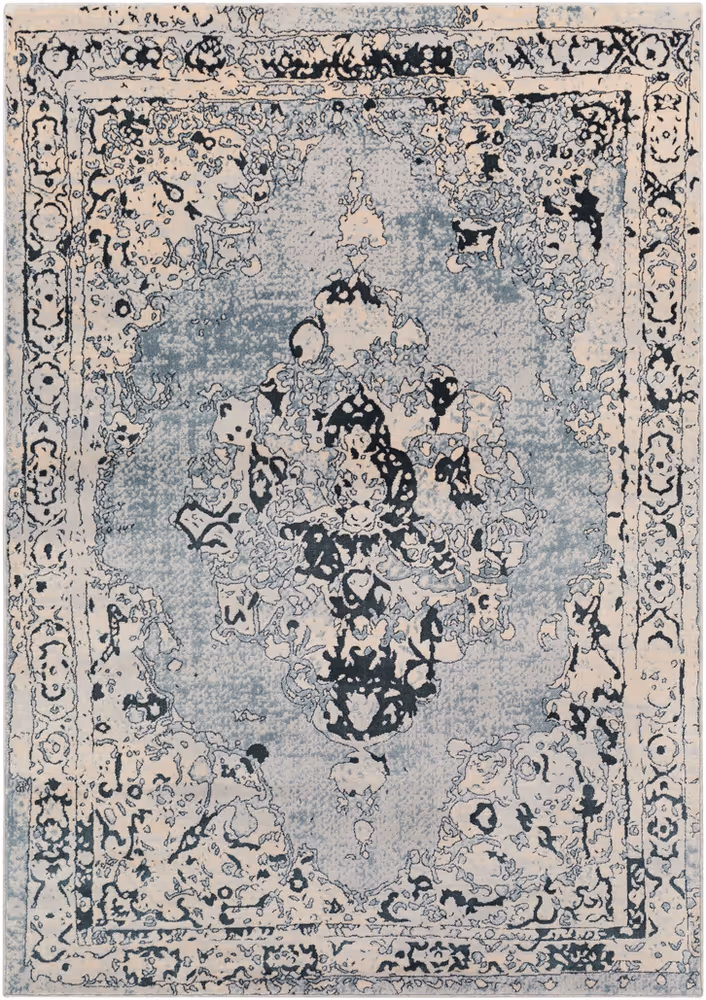 Surya Asia Minor ASM-2314 Light Gray Synthetic Traditional Rug