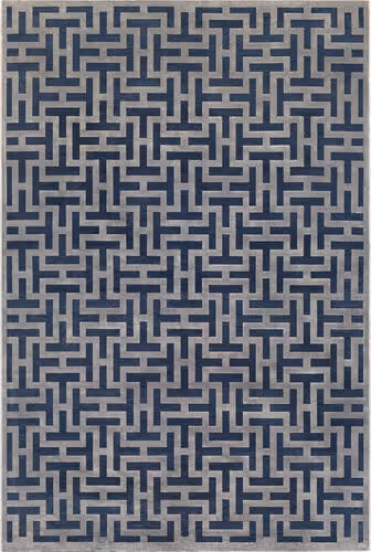 Surya Aesop ASP-2312 Dark Blue Natural Fiber Abstract Rug Product Image