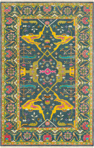 Surya Antique ATQ-1016 Navy Silk Traditional Rug Product Image
