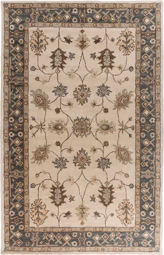 Surya Middleton AWHR-2050 Khaki Bordered Wool Rug Product Image