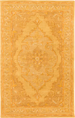 Surya Middleton AWHR-2059 Mustard Traditional Bordered Rug Product Image