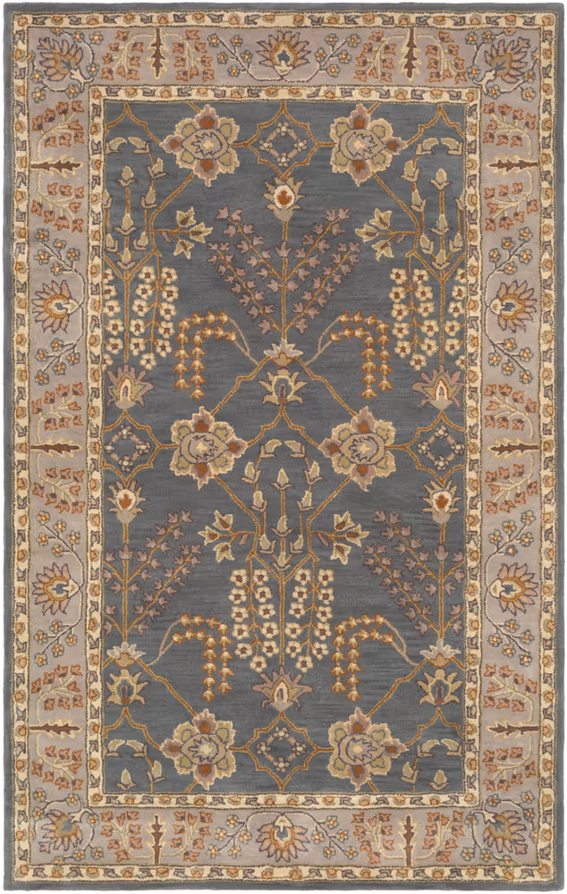 Surya Middleton AWMD-2242 Teal Floral Traditional Rug
