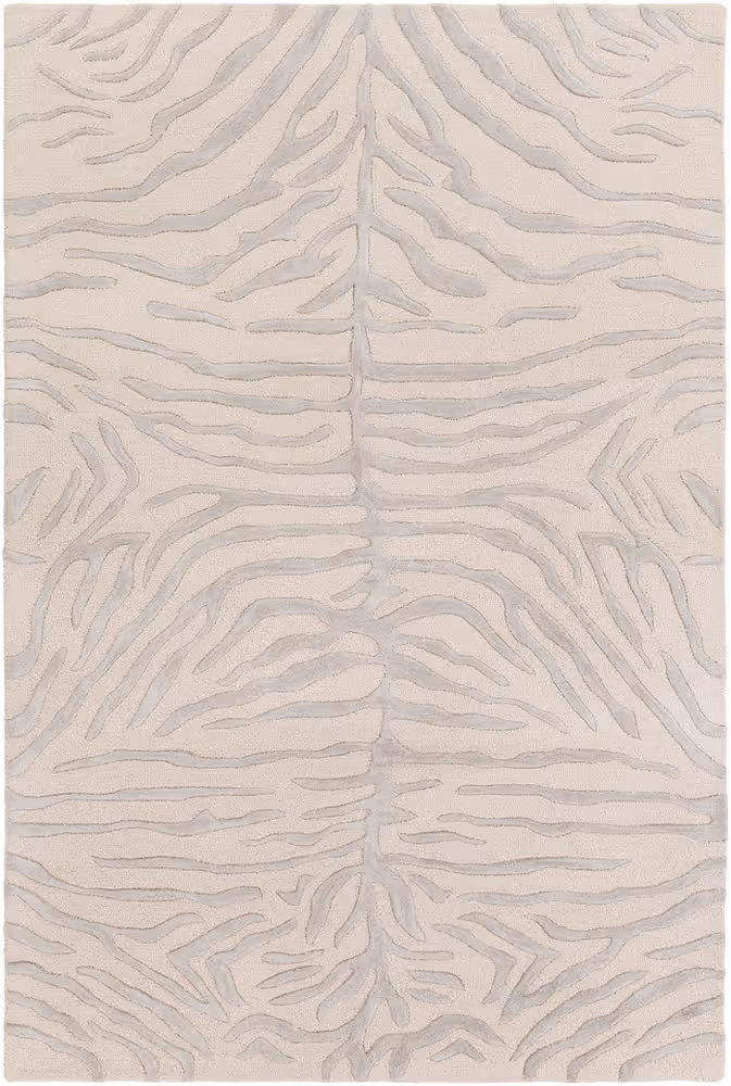 Surya Pollack AWPL-2232 Medium Gray Cow Hide Wool Rug