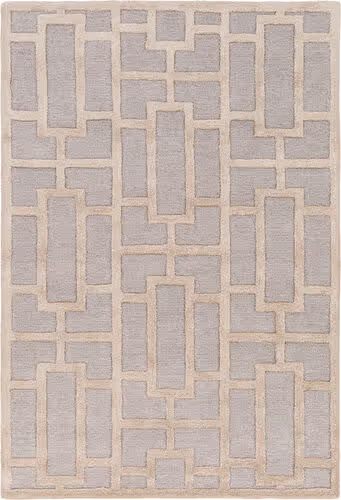Surya Arise AWRS-2141 Light Gray Wool Silk Rug Product Image