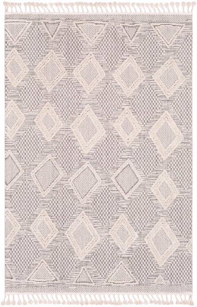 Surya Azilal AZI-2305 Medium Gray Abstract Patterned Rug