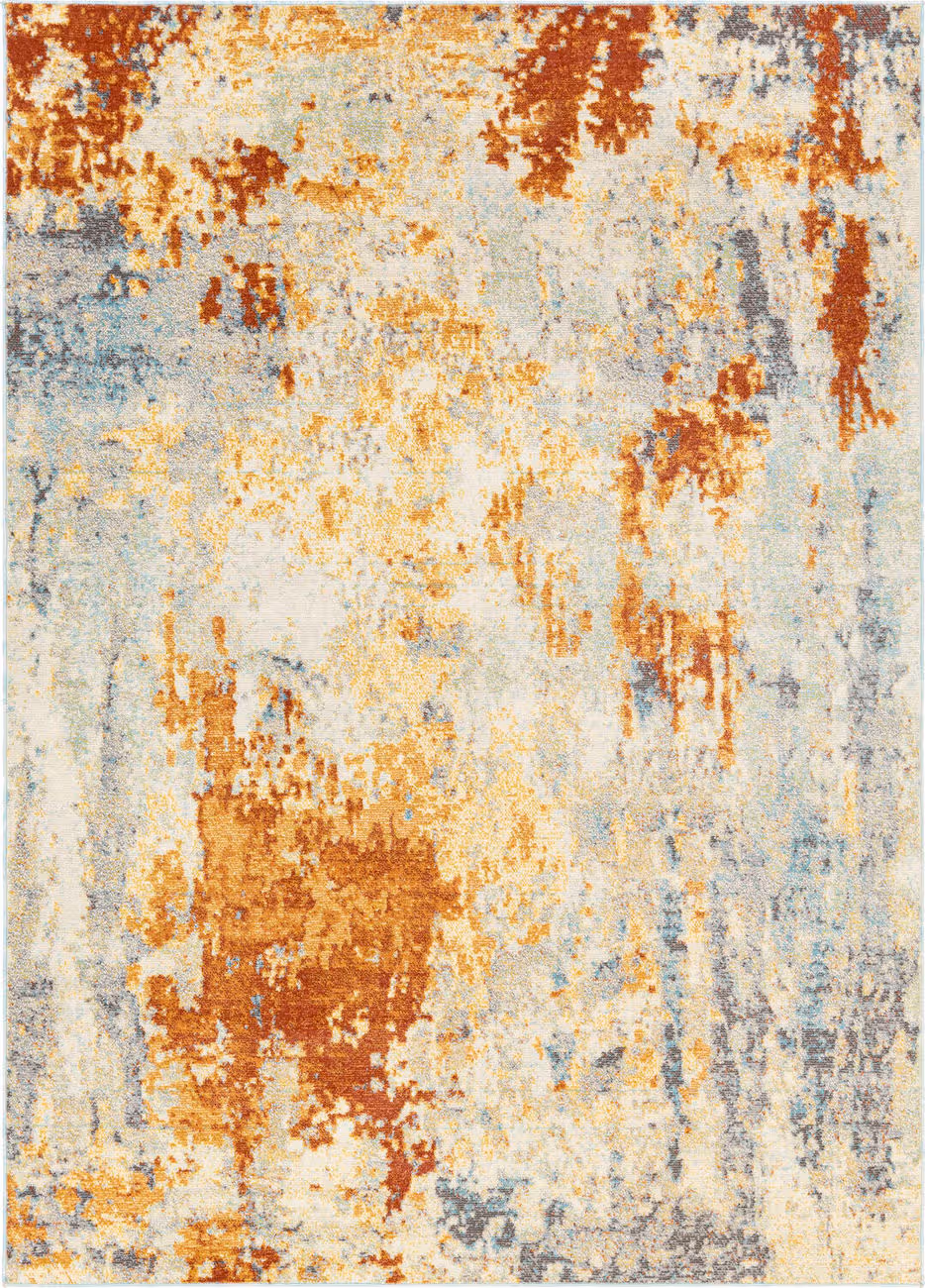 Modern Loom Adelhel ADL-2305 Multi-Colored Power Loomed Synthetic Rug