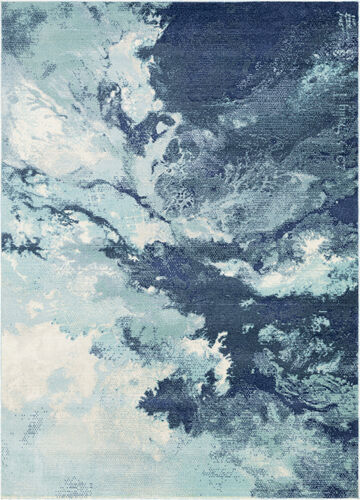 Modern Loom Adelhel ADL-2306 Blue Power Loomed Synthetic Rug Product Image