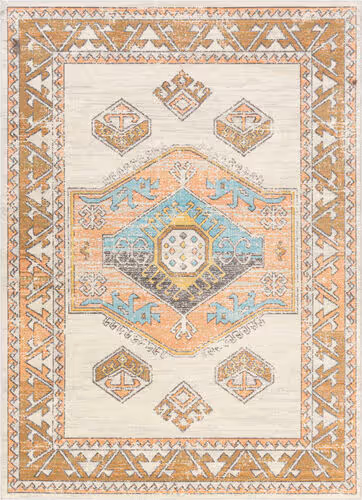 Modern Loom Adelhel ADL-2313 Beige Power Loomed Synthetic Rug Product Image