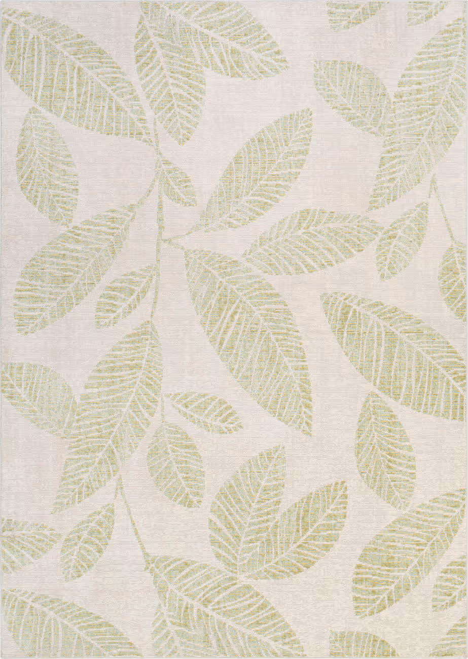 Modern Loom Adelhel ADL-2320 Green Power Loomed Synthetic Rug