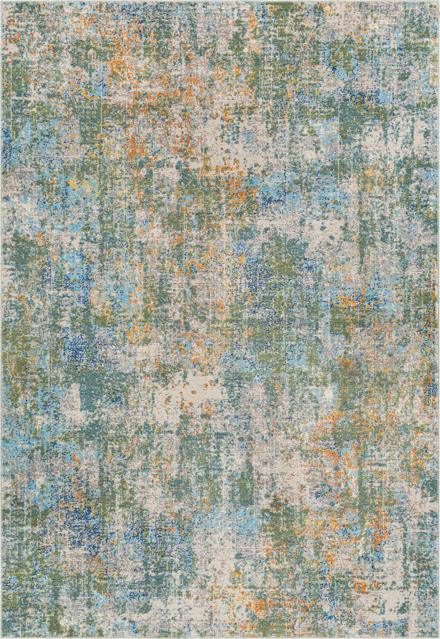 Modern Loom Adelhel ADL-2329 Multi-Colored Power Loomed Synthetic Rug