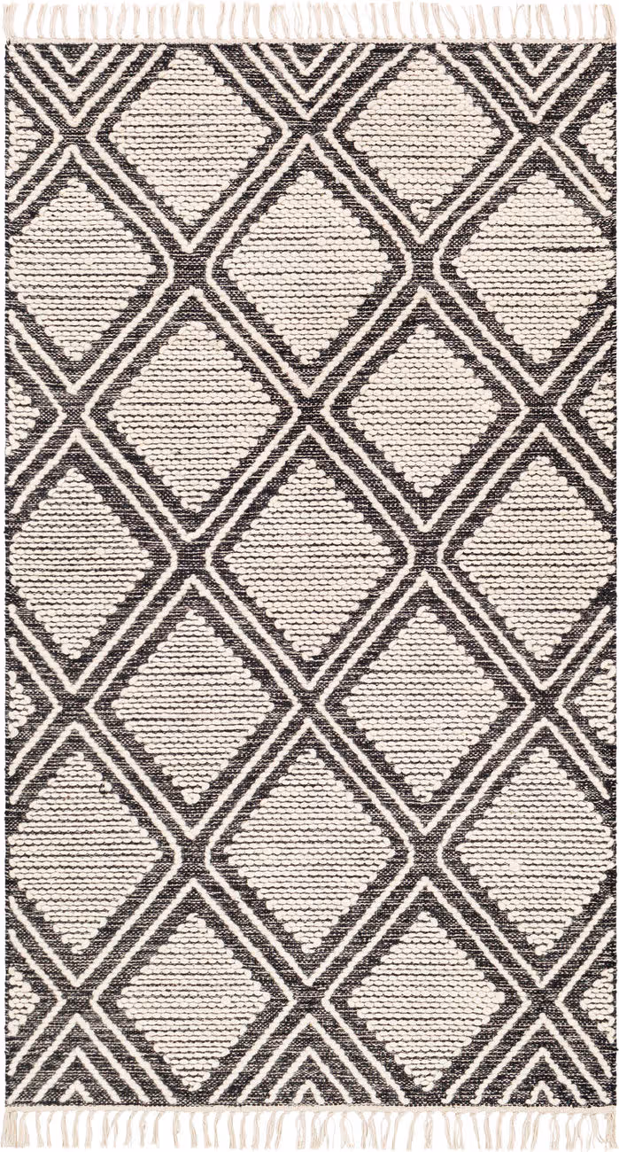 Surya Bedouin BDO-2304 Black Cotton Patterned Rug