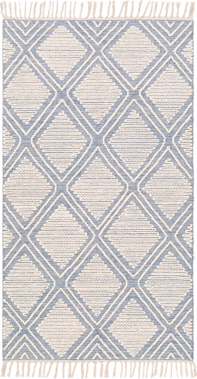 Surya Bedouin BDO-2305 Blue Patterned Wool Rug