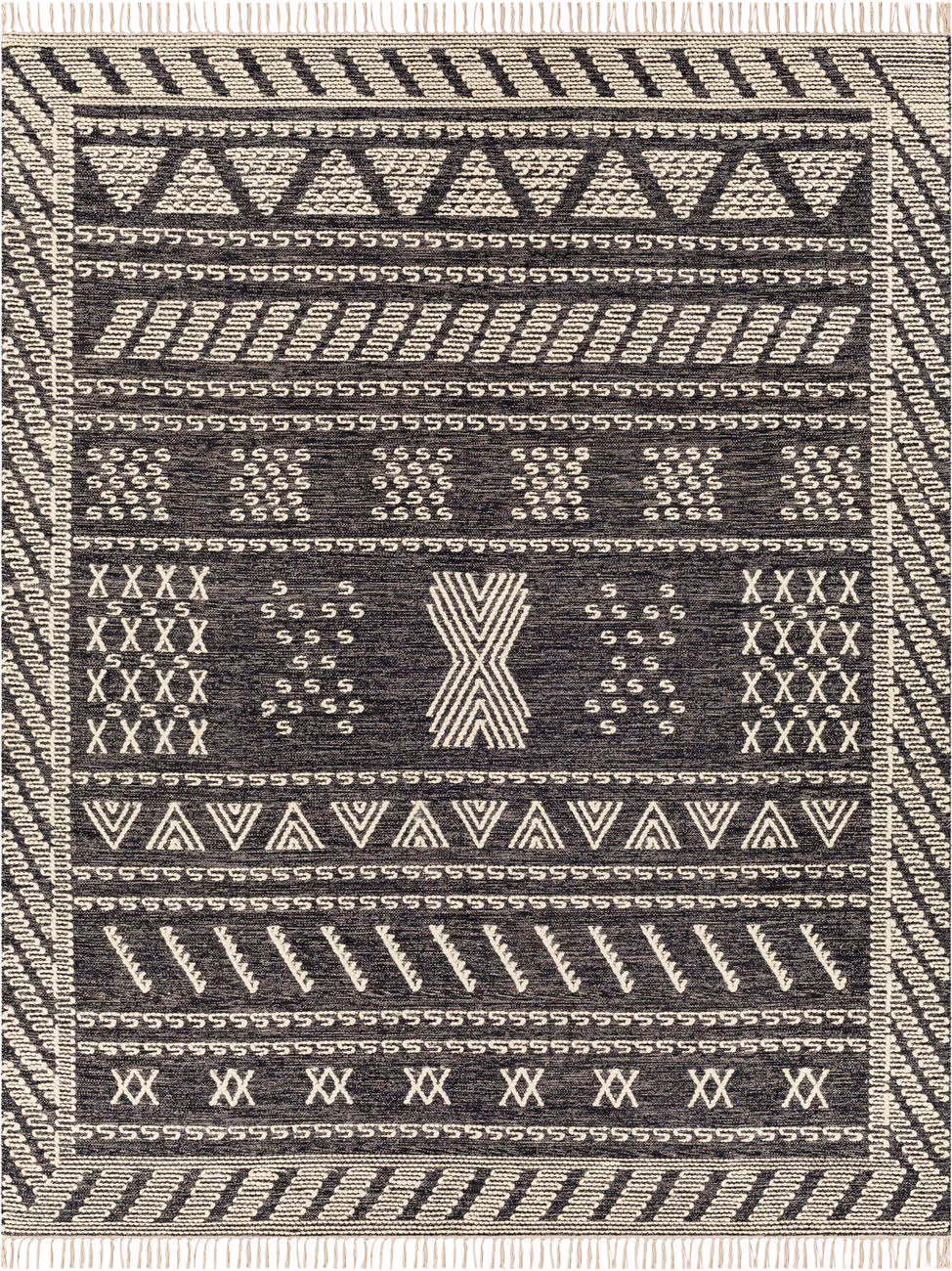 Modern Loom Bedouin BDO-2318 Gray Hand Woven Cotton Rug