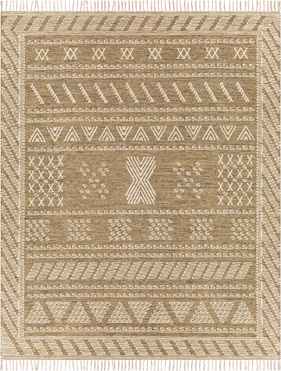Modern Loom Bedouin BDO-2319 Beige Hand Woven Cotton Rug