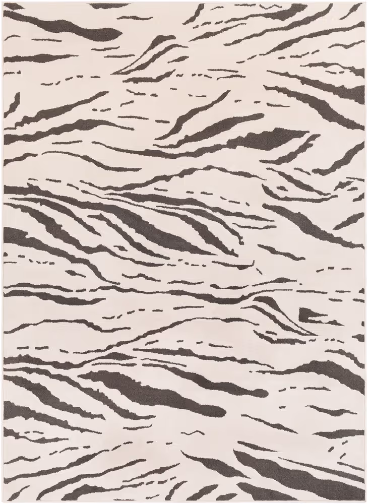 Modern Loom Aceri ACI-2319 Charcoal Synthetic Abstract Rug