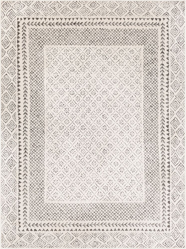 Aceri ACI-2321 Medium Gray Transitional Bordered Rug Product Image