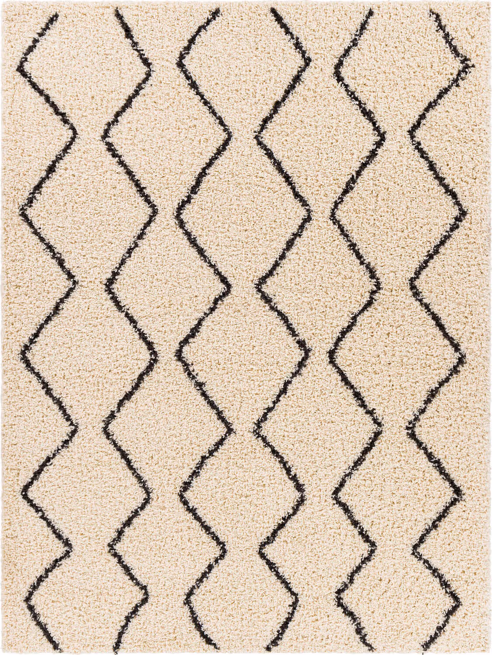 Modern Loom Acirealerno ACR-2302 Beige Power Loomed Synthetic Rug