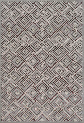 Surya Basilica BSL-7229 Medium Gray Silk Synthetic Rug Product Image