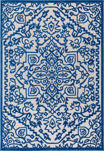 Surya Big sur BSR-2301 Dark Blue Floral Traditional Rug Product Image