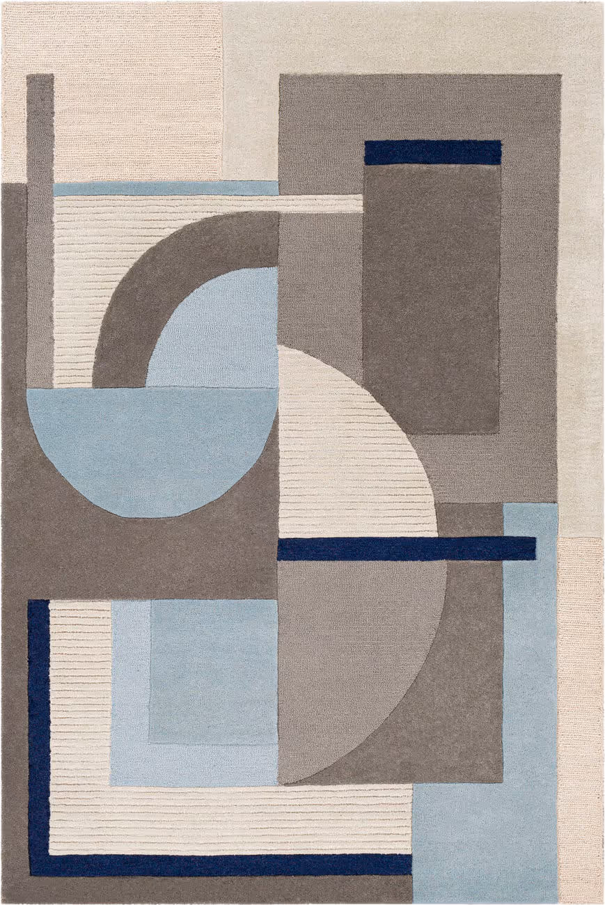 Modern Loom Brooklyn BRO-2302 Beige Hand Tufted Wool Rug