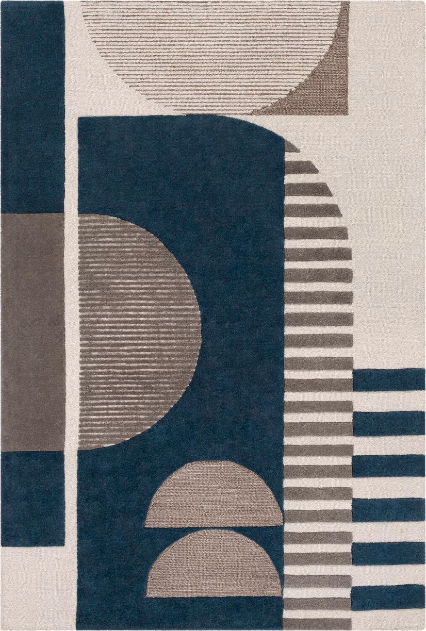 Modern Loom Brooklyn BRO-2303 Charcoal Hand Tufted Wool Rug