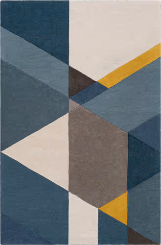 Modern Loom Brooklyn BRO-2306 Blue Hand Tufted Wool Rug Product Image