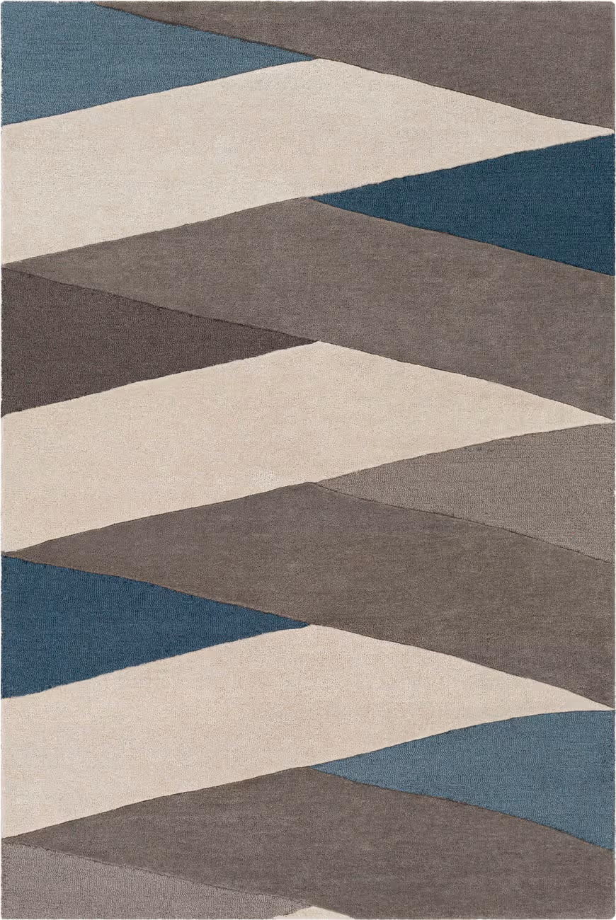 Modern Loom Brooklyn BRO-2307 Charcoal Hand Tufted Wool Rug