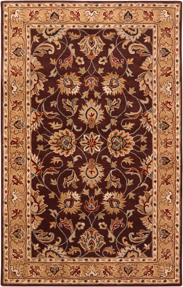 Surya Caesar CAE-1024 Burgundy Wool Traditional Rug