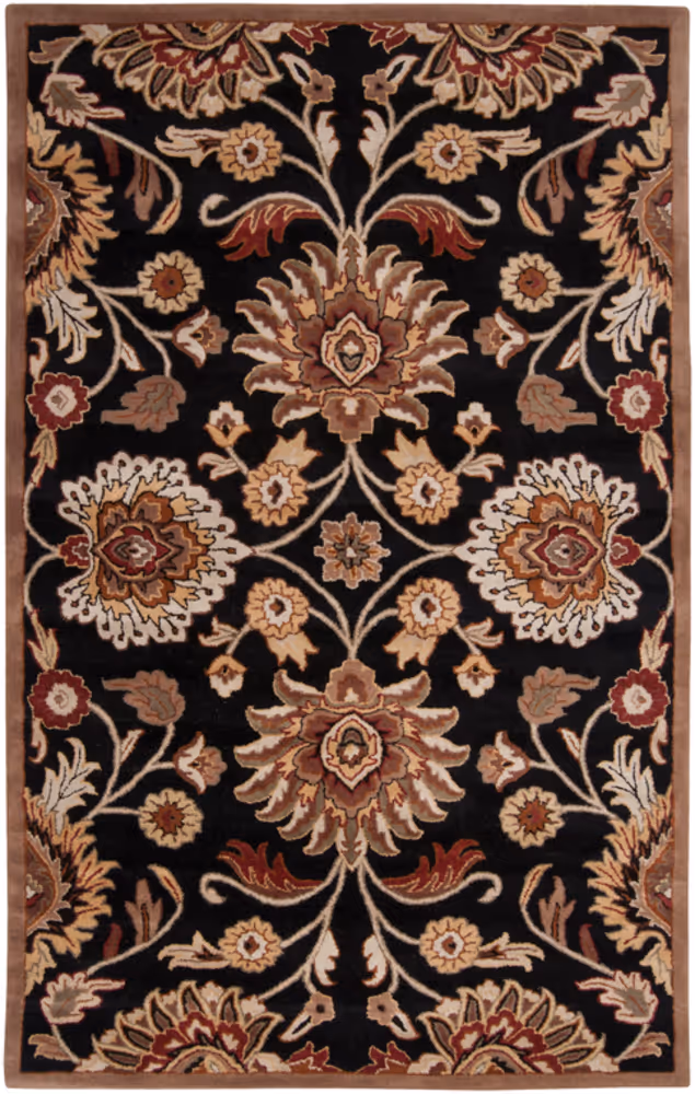 Surya Caesar CAE-1053 Black Wool Traditional Rug