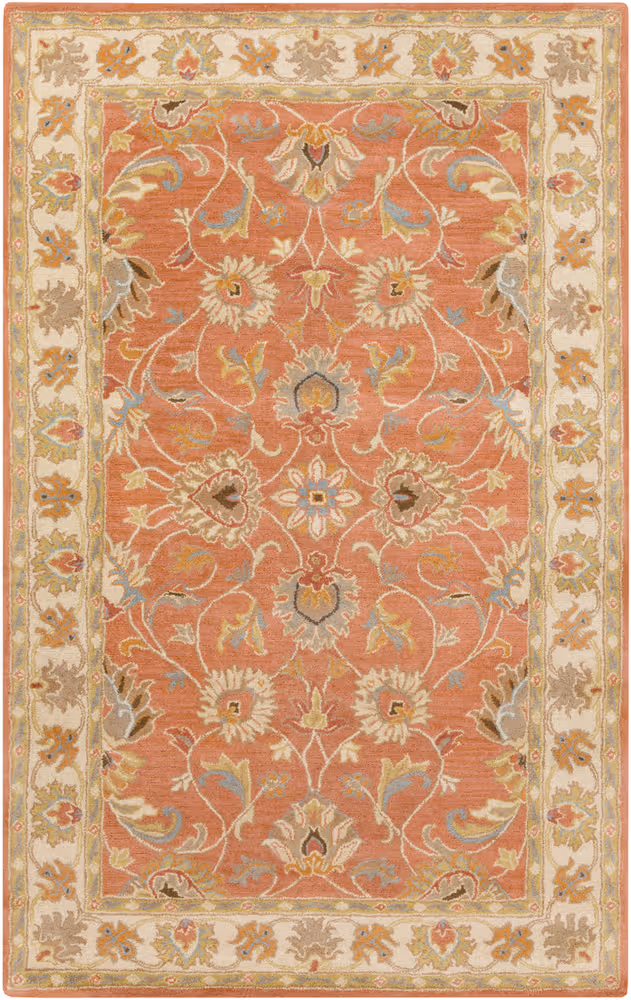 Surya Caesar CAE-1124 Camel Traditional Bordered Rug