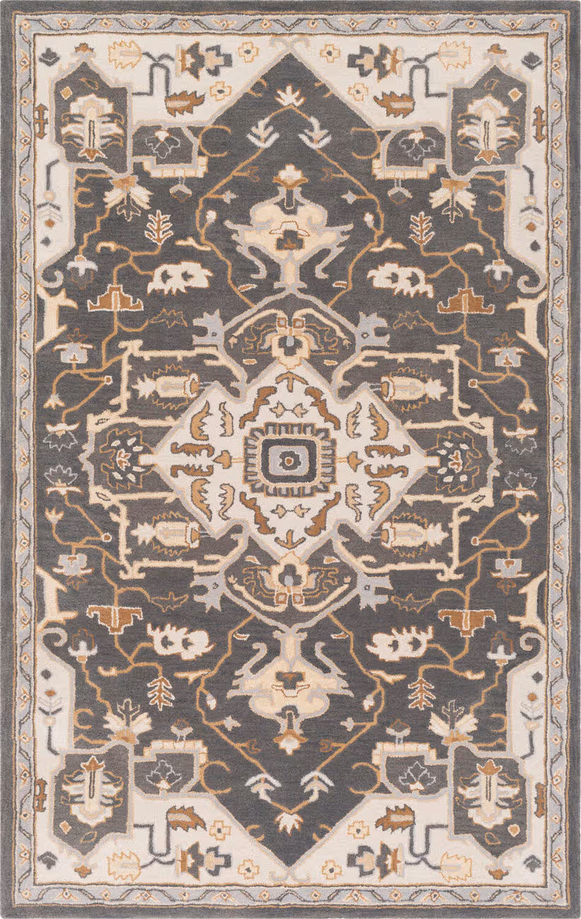 Surya Caesar CAE-1216 Gray Traditional Wool Rug