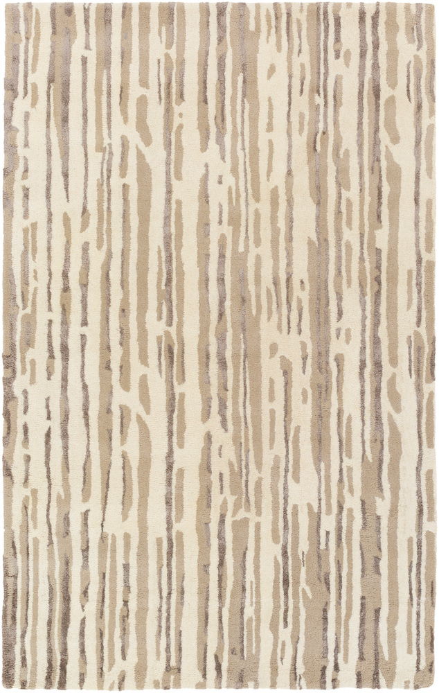 Surya Modern Classics CAN2074 Cream Silk Abstract Rug from the Modern