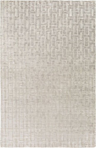 Surya Castlebury CBY-7009 Light Gray Silk Abstract Rug Product Image
